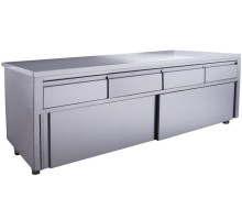 SARO Sliding door cabinet - 4 drawers 1800X700mm