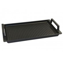 Eurolux Premium grila plate ar rokturiem 41 X 24 X 2,5 cm, ar rievām