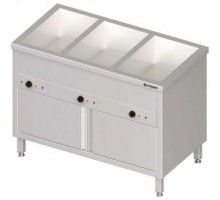 Stationary bainmarie, with cabinet, four-chambers ( n ), Stalgast, 982316141