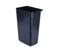 Atkritumu tvertne, tilpums 26 l, HENDI, 26L, Melns, 330x240x(H)530mm