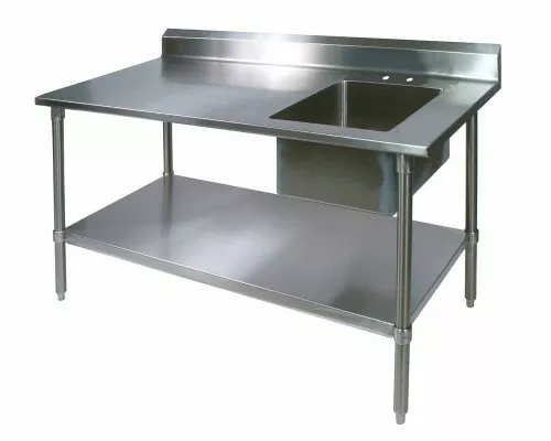 table with one sink (R), with shelf 2000x700x850 mm table with one sink (R), with shelf 2000x700x850 mm