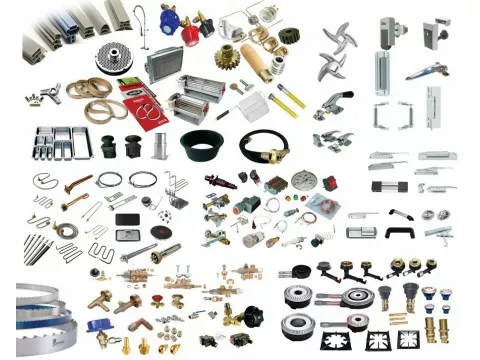 Spare parts for professional kitchen and laundry equipment