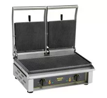 Contact grill ribbed-ribbed