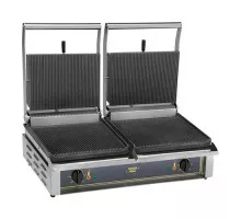 Contact grill ribbed-ribbed