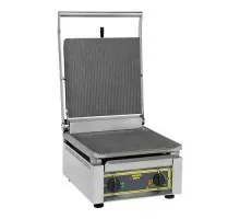 Contact grill ribbed-ribbed