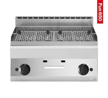 Lava stone grill 2-zones