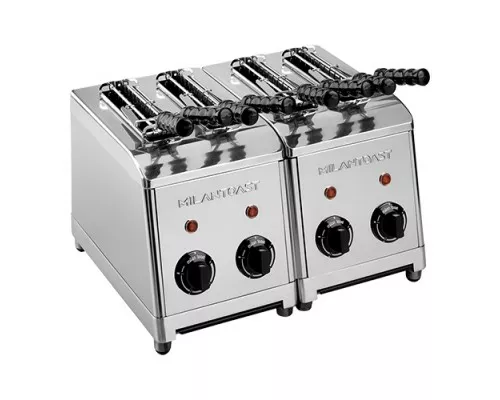Tosteri un piederumi MilanToast 420004, Pirkt Bilde Sviestmaižu grauzdētājs ar 4 knaiblīšiem, MilanToast, 420004