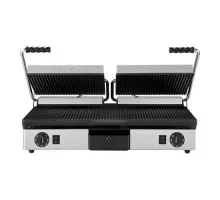 Contact grill ribbed-ribbed