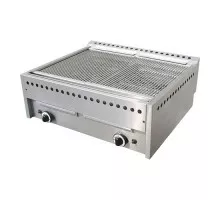Lava stone grill 2-zones