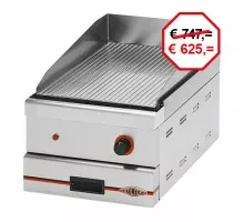 Fry top ribbed