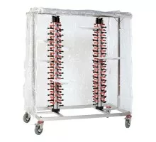 Plate rack cover