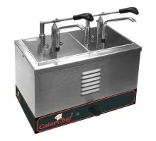 Sauce warmer w/dispenser