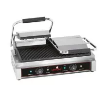 Contact grill ribbed-ribbed