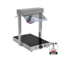 Food warmer with gantry