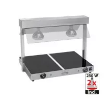 Food warmer with gantry