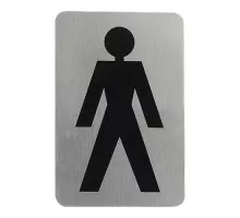 Adhesive text sign