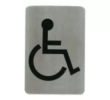 Adhesive text sign