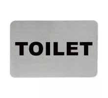 Adhesive text sign
