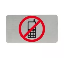 Adhesive text sign