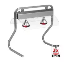 Lamp heated gantry