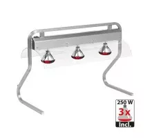 Lamp heated gantry