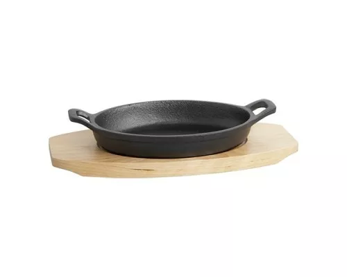 Кастрюли и сковородки EMGA 861512, Купить Фото Sizzler plate 17x12cm, EMGA, 861512