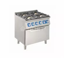 Gas cooking range on oven, Line 700 Gort GC2000-080EV+V40