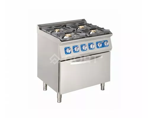 Gas cooking range on oven, Line 700 Gort GC2000-080EV+V40 Gas cooking range on oven, Line 700 Gort GC2000-080EV+V40
