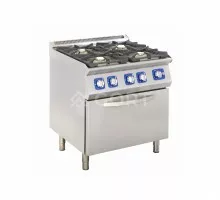 Gas cooking range on oven, Line 700 Gort GC2000-080EV+V51