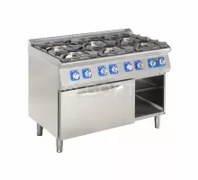Gas cooking range on oven, Line 700 Gort GC2000-120EV+V42