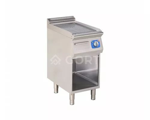 Electric fry top on open base (monoblock), Line 700 Gort GG1240-040EV+S02 Electric fry top on open base (monoblock), Line 700 Gort GG1240-040EV+S02
