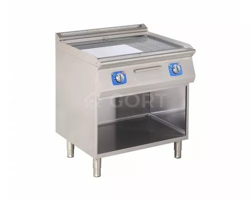 Electric fry top on open base (monoblock), Line 700 Gort GG1340-080EV+S02 Electric fry top on open base (monoblock), Line 700 Gort GG1340-080EV+S02