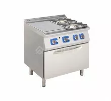 Gas solid top on gas oven, Line 700 Gort GT2100-080EV+V51