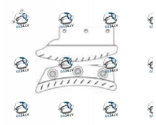 Kit Julienne 2x6 mm, Hallde, Metos, 63354 Komplekts julienne 2x6 mm, Hallde, 63354