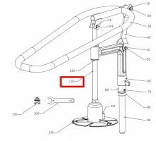 Feeder plate including shaft, Hallde, 37061