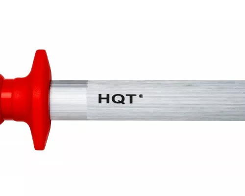 Knife sharpeners HQT Buy Picture Sharpening steel: 12 oval, black handle with ring, HQT, 12 mm, HQT