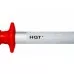 Picture Sharpening steel: 12 oval, black handle with ring, HQT, 12 mm, HQT