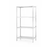 Bolted rack, 5-shelf, packed in cardboard box, folding legs, HENDI, 900x450x(H)1800mm