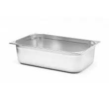Gastronormas GN 1/1 cepeškrāsnīm, HENDI, GN 1/1, 19,25L, Sudraba, 530x325x(H)150mm