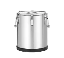 Slēgti nerūsējošā tērauda pārtikas termos Kitchen Line, Kitchen Line, 36 l, 36L, Sudraba, ø380x(H)455mm