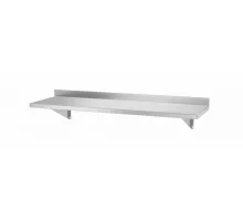 Wall shelf, with two steel brackets, 1000x300x(H)250mm