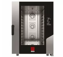 Konvekcijas tvaiku krāsns „Millennial Black Mask Bakery”, 10 × 600 × 400 mm – ar elektronisku vadību, elektriska, Tecnoeka, 400V/15500W, 850x1035x(H)1130mm