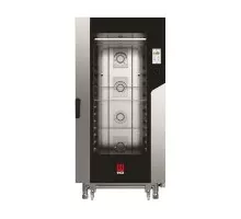 Konvekcijas tvaiku krāsns „Millennial Touch Screen Bakery” ar automātisku tīrīšanas sistēmu, 16 × 600 × 400 mm – ar elektronisku vadību, elektriska, Tecnoeka, 400V/31000W, 930x1035x(H)1900mm