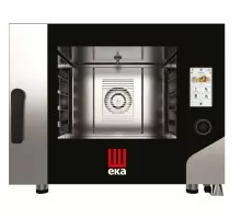 Konvekcijas tvaiku krāsns „Millennial Touch Screen Bakery” ar automātisku tīrīšanas sistēmu, 4 × 600 × 400 mm – ar elektronisku vadību, elektriska, Tecnoeka, 400V/7800W, 850x1035x(H)700mm