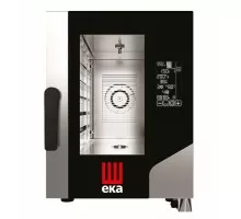 Elektriskā konvekcijas tvaika krāsns Millennial Black Mask Gastro Compact 6 x GN 1/1, elektroniska kontrole, Tecnoeka, 400V/7800W, 500x930x(H)700mm