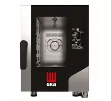 Elektriskā konvekcijas tvaika krāsns Millennial Black Mask Gastro Compact 6 x GN 2/3, elektroniska kontrole, Tecnoeka, 400V/52000W, 500x750x(H)700mm