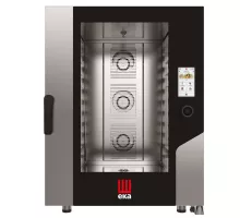 Печь пароконвекционная (пароконвектомат) Millennial Touch Screen Bakery с автоматической системой мойки, 10× 600 × 400 мм – с электронным управлением, электрическая, Tecnoeka, 400В/17000Вт, 850x1035x(H)1130мм