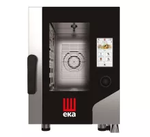 Конвектомат - Печь конвекционная паровая Millennial Touch Screen Gastro Compact 6x GN 2/3, электрическая, с электронным управлением, Tecnoeka, 400В/5200Вт, 500x750x(H)700мм