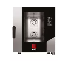 Пароконвектомат Millenial Black Mask Gastro 7× GN 1/1, электрический, Tecnoeka, 400В/10400Вт, 730x849x(H)850мм