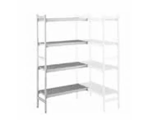Shelving Angle Alu 744x373 H.1740 mm 4 shelves Alluminio Shelving Angle Alu 744x373 H.1740 mm 4 shelves Alluminio